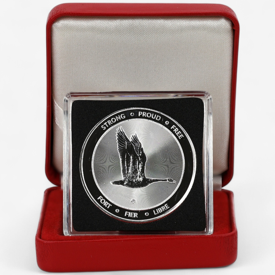 Image 751479_ALTMORE2.jpg, Product 751-479 / Price $74.95, Canada Strong, Proud, Free: 1867–2017 One-Ounce Fine Silver Medallion from Canadian Coin & Currency on TSC.ca's Coins department