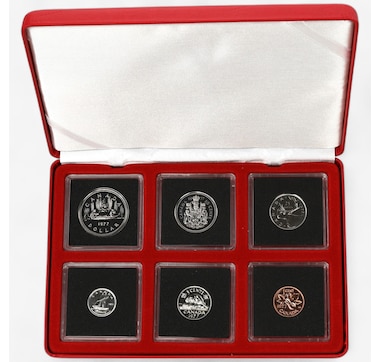 1977 Six-Coin Proof Set in Custom Case