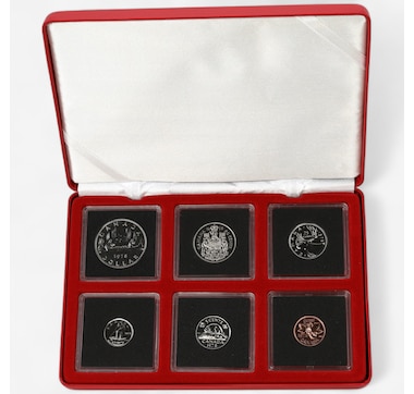 1978 Six-Coin Proof Set in Custom Case