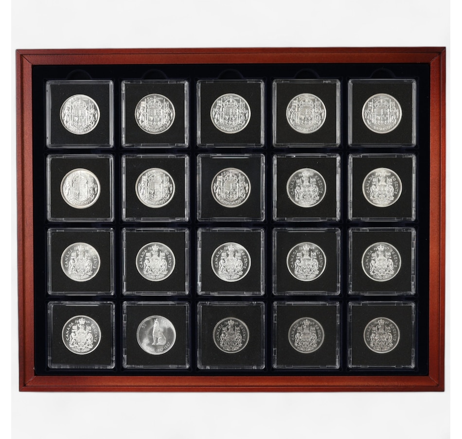Image 751483_ALTMORE2.jpg, Product 751-483 / Price $1,895.00, Complete Half-Dollar Collection, 1937–2025 (plus additional Victoria, Edward and George V coins; 98 coins total, 37 struck in silver) from Canadian Coin & Currency on TSC.ca's Coins department