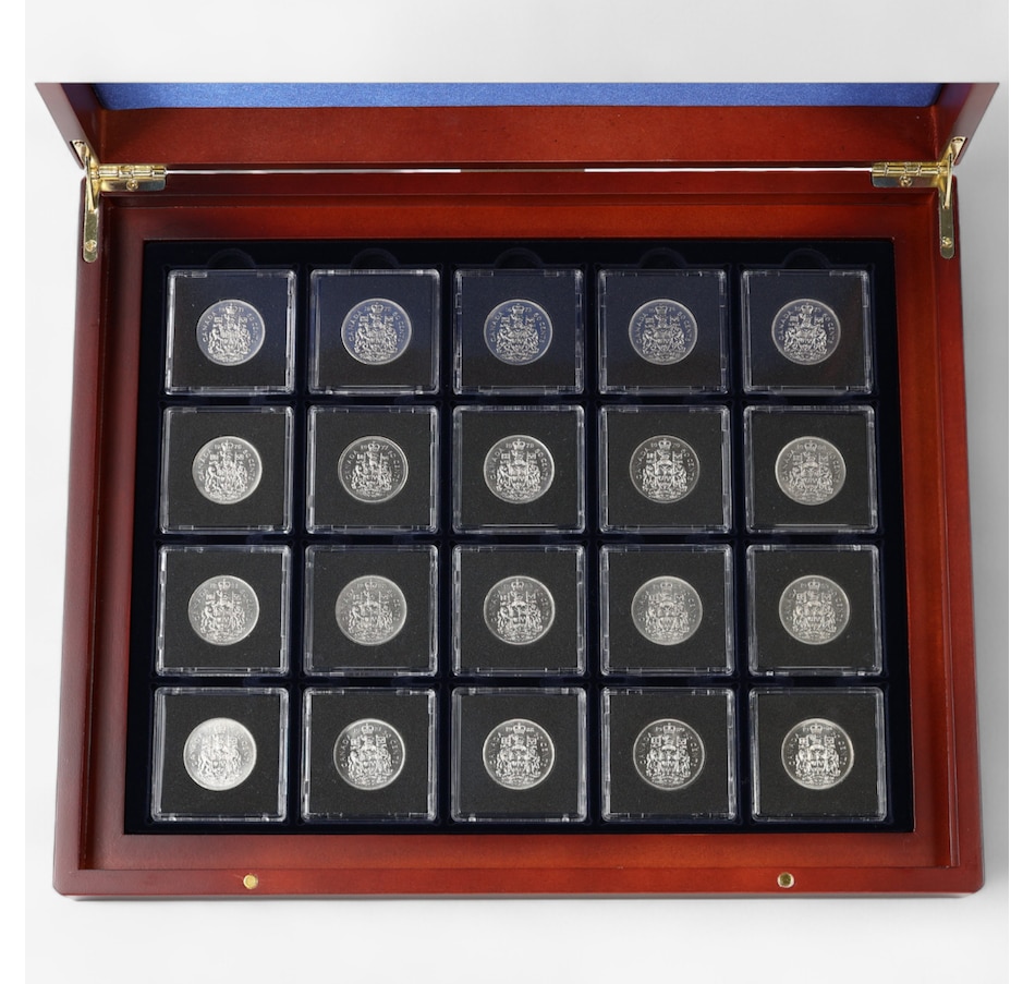 Image 751483_ALTMORE3.jpg, Product 751-483 / Price $1,895.00, Complete Half-Dollar Collection, 1937–2025 (plus additional Victoria, Edward and George V coins; 98 coins total, 37 struck in silver) from Canadian Coin & Currency on TSC.ca's Coins department