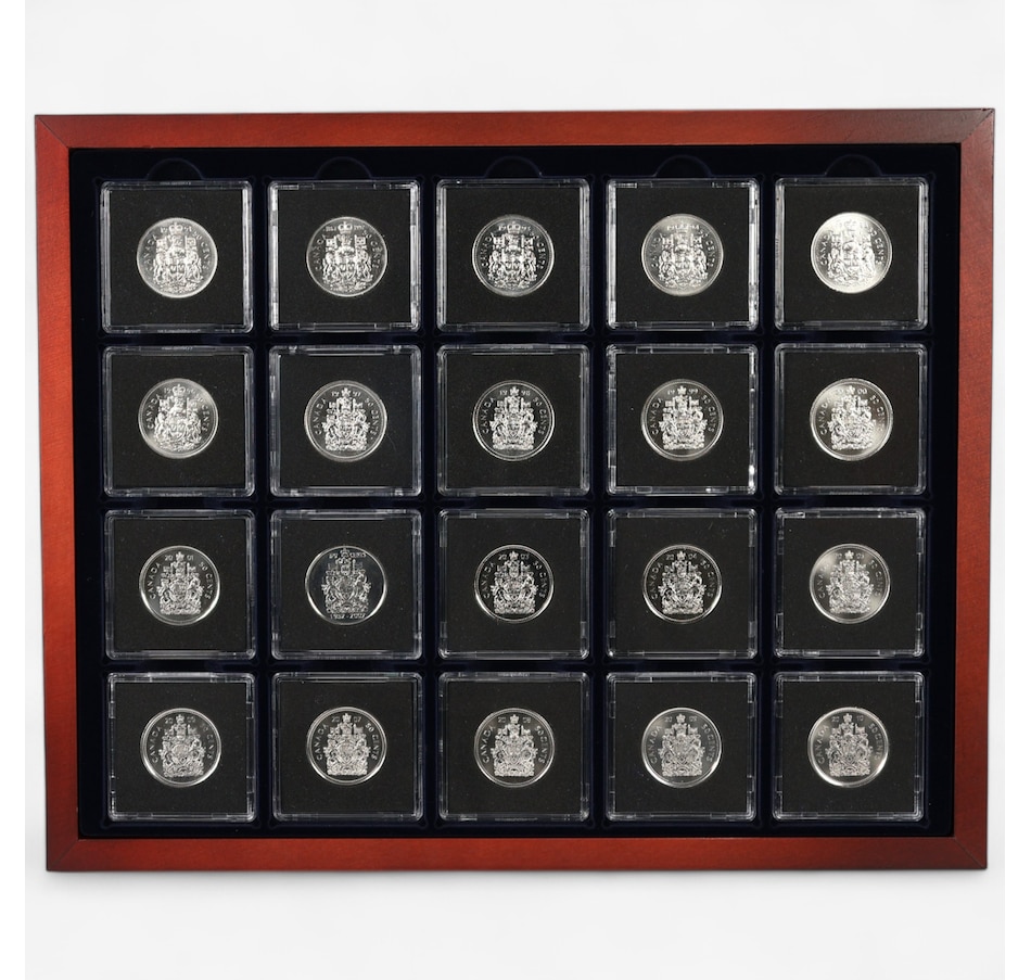 Image 751483_ALTMORE4.jpg, Product 751-483 / Price $1,895.00, Complete Half-Dollar Collection, 1937–2025 (plus additional Victoria, Edward and George V coins; 98 coins total, 37 struck in silver) from Canadian Coin & Currency on TSC.ca's Coins department