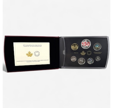 2017 Limited-Edition Silver Dollar Proof Set - Canada 150: Our Home and Native Land