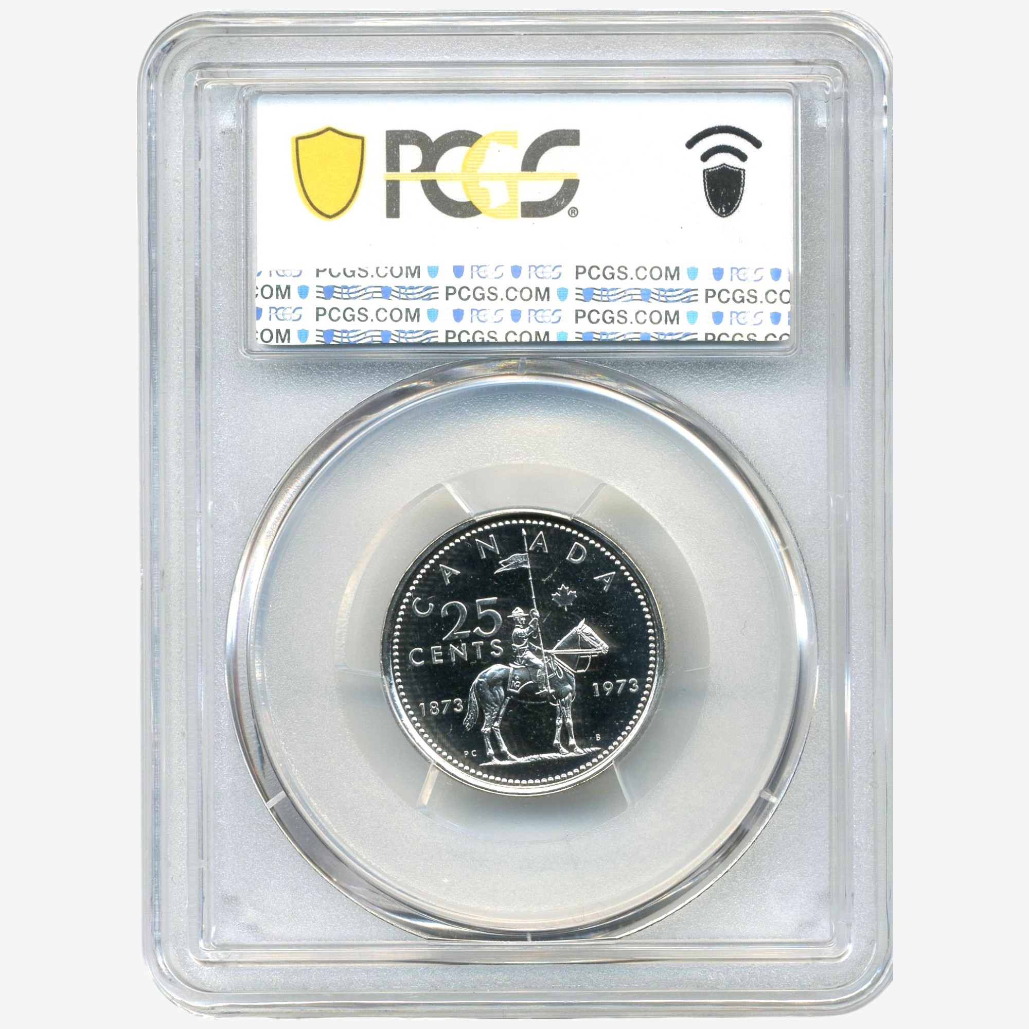 Rare 1973 Large-Bust Quarter, PCGS Certified PL-67 - TSC.ca
