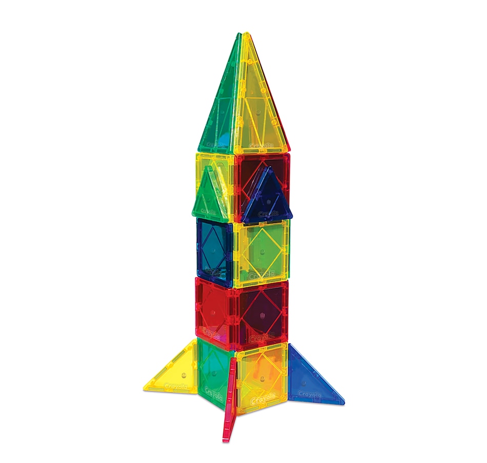 Image 752182_ALTMORE1.jpg, Product 752-182 / Price $39.99, CreateOn Crayola Bold and Bright Magnetic Tile (40-piece set) from Createon on TSC.ca's Toys & Hobbies department