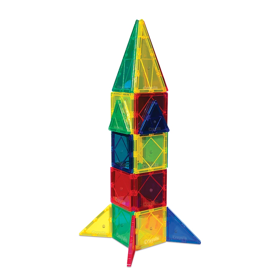 Image 752182_ALTMORE1.jpg, Product 752-182 / Price $39.99, CreateOn Crayola Bold and Bright Magnetic Tile (40-piece set) from Createon on TSC.ca's Toys & Hobbies department