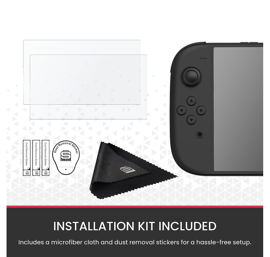 Image 752186_ALTMORE3.jpg, Product 752-186 / Price $39.99, Surge Nintendo Switch 2 Tempered Glass Screen Protector (2-pack) from Surge on TSC.ca's Toys & Hobbies department