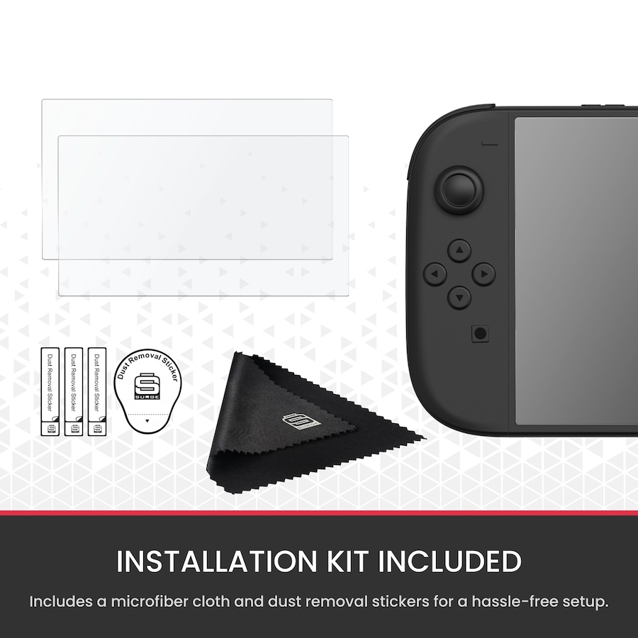 Image 752186_ALTMORE3.jpg, Product 752-186 / Price $39.99, Surge Nintendo Switch 2 Tempered Glass Screen Protector (2-pack) from Surge on TSC.ca's Toys & Hobbies department