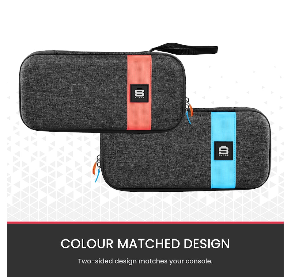 Image 752187_ALTMORE2.jpg, Product 752-187 / Price $24.99, Surge Nintendo Switch 2 Slim Carrying Case (with Rubber Logo Accents) from Surge on TSC.ca's Toys & Hobbies department