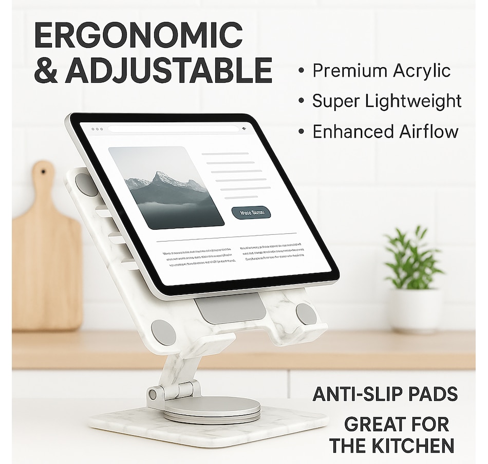 Image 752196_ALTMORE2.jpg, Product 752-196 / Price $49.99, Pristine Screen Acrylic Rotating Tablet Stand from Pristine Screen on TSC.ca's Electronics department
