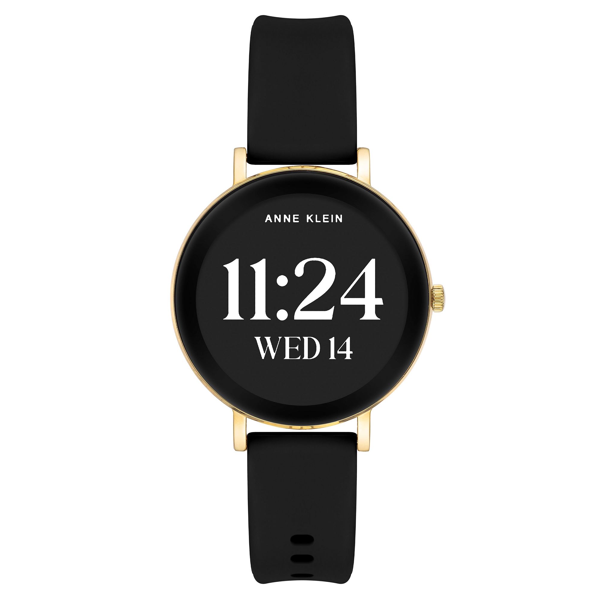 Anne✩.*˚ Anne Klein Women's Bangle Watch and Bracelet Set, Black/Gold Lab