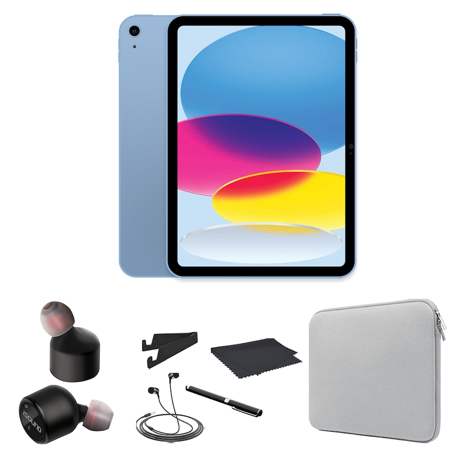 Image 752209_BLSL.jpg, Product 752-209 / Price $519.99, Apple iPad 10.9" Tablet Bundle (64 GB, 10th-gen, refurbished) from TSC All IN on TSC.ca's Electronics department