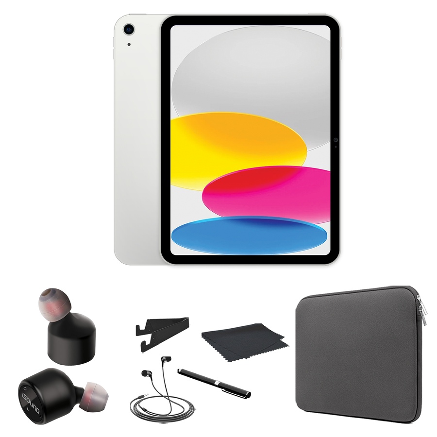 Image 752209_SLK.jpg, Product 752-209 / Price $519.99, Apple iPad 10.9" Tablet Bundle (64 GB, 10th-gen, refurbished) from TSC All IN on TSC.ca's Electronics department