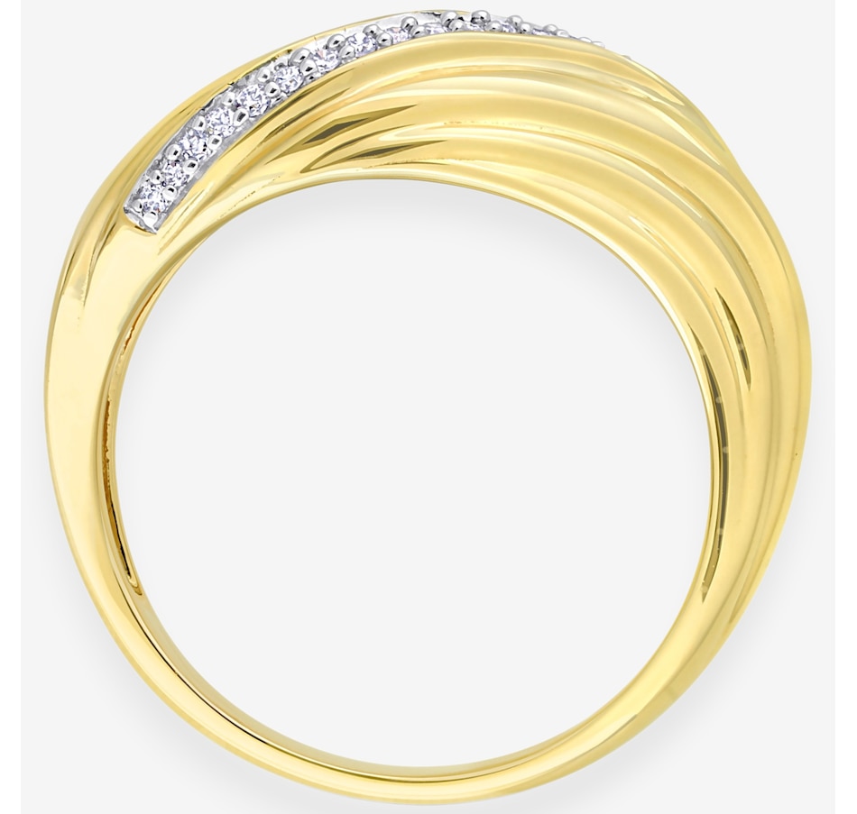 Image 752214_ALTMORE2.jpg, Product 752-214 / Price $1,399.99, Jewel of a Deal 14K Yellow Gold Diamond Wave Ring on TSC.ca's Jewellery department
