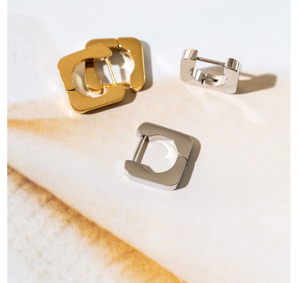 Image 752236_ALTMORE1.jpg, Product 752-236 / Price $39.99, STEELX Square Huggie Hoop Earrings from STEELX on TSC.ca's Jewellery department