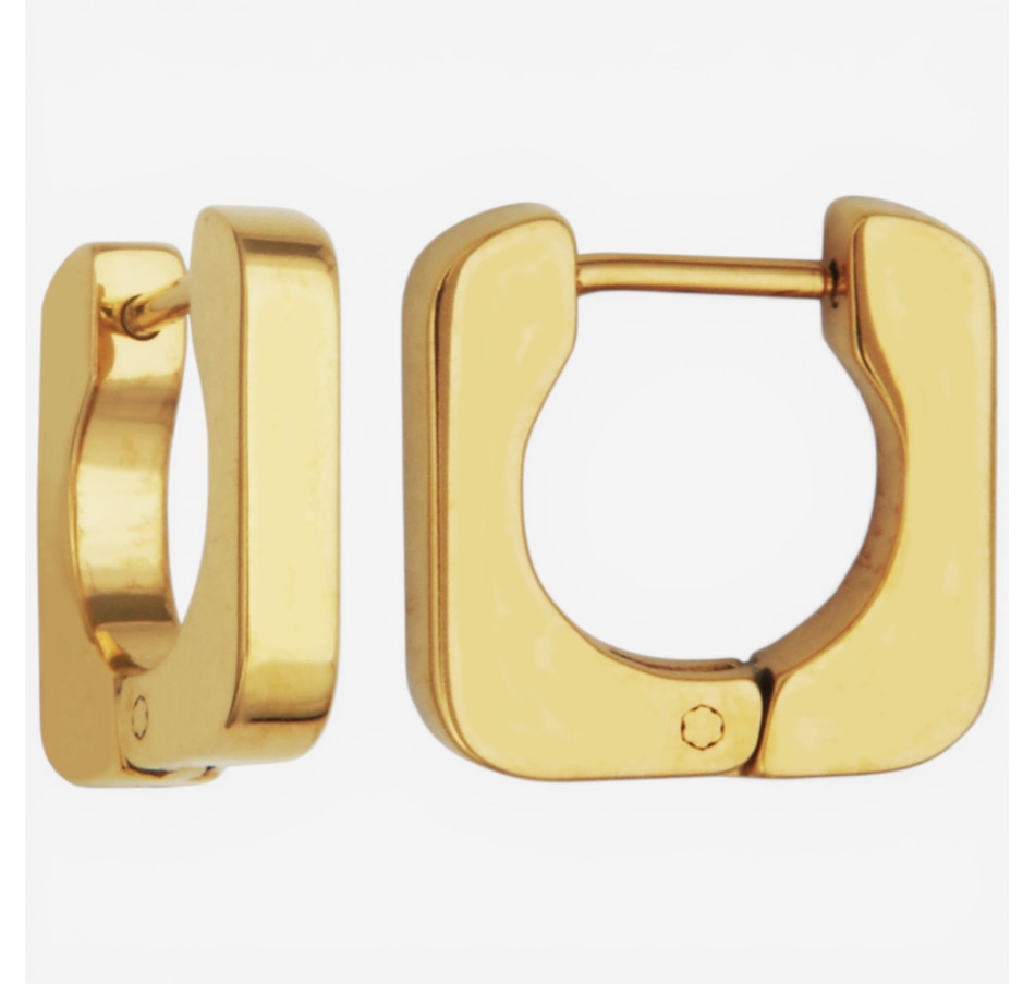 Image 752236_ALTMORE2.jpg, Product 752-236 / Price $39.99, STEELX Square Huggie Hoop Earrings from STEELX on TSC.ca's Jewellery department