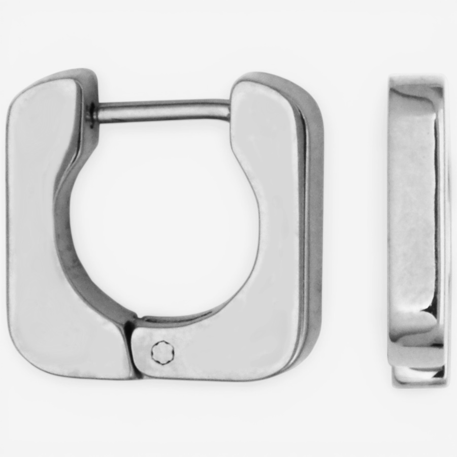 Image 752236_SSL.jpg, Product 752-236 / Price $49.99, STEELX Square Huggie Hoop Earrings from Steelx on TSC.ca's Jewellery department