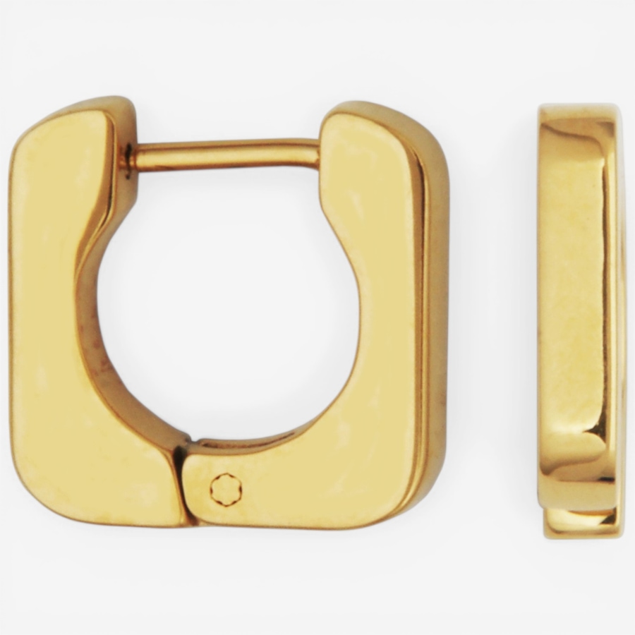 Image 752236_YGP.jpg, Product 752-236 / Price $49.99, STEELX Square Huggie Hoop Earrings from Steelx on TSC.ca's Jewellery department