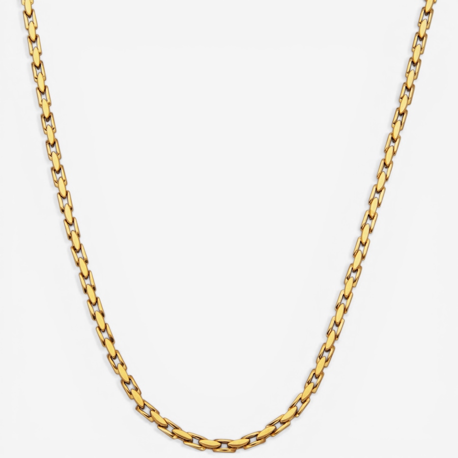 Image 752241.jpg, Product 752-241 / Price $69.99, STEELX 18K Yellow Gold Plate Fluted Chain Necklace from Steelx on TSC.ca's Jewellery department