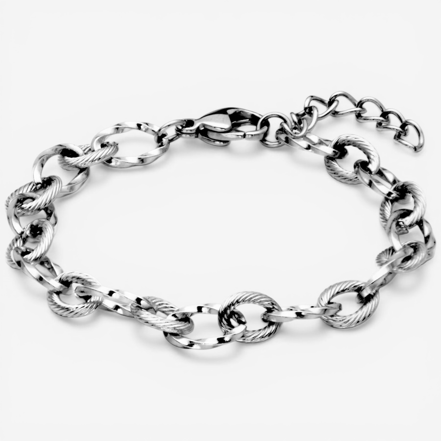 Image 752244_SSL.jpg, Product 752-244 / Price $36.99, STEELX Mixed Oval Link Bracelet from Steelx on TSC.ca's Jewellery department