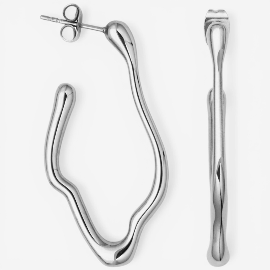 Image 752245.jpg, Product 752-245 / Price $69.99, STEELX Stainless Steel High Polished Organic Shape Earrings from Steelx on TSC.ca's Jewellery department