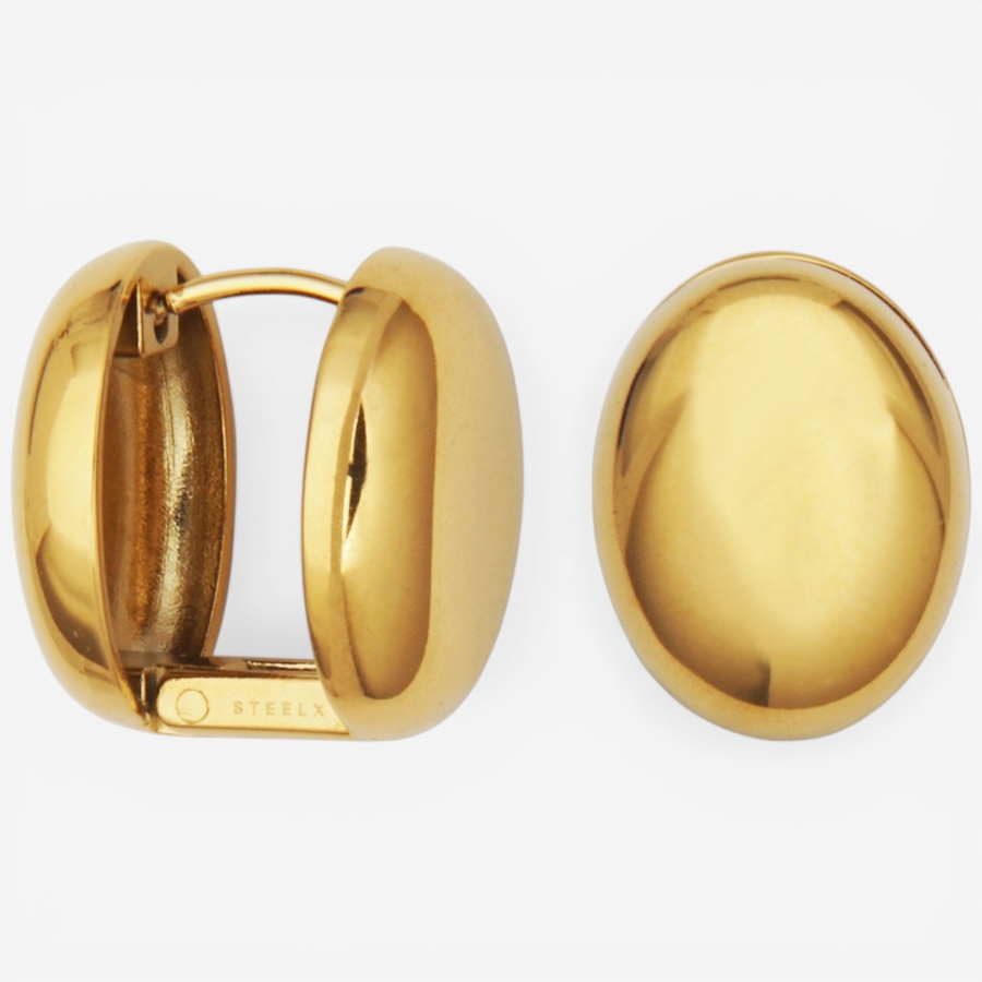 Image 752249_GPOVL.jpg, Product 752-249 / Price $49.99, STEELX High Polish Puffy Huggie Earrings from Steelx on TSC.ca's Jewellery department