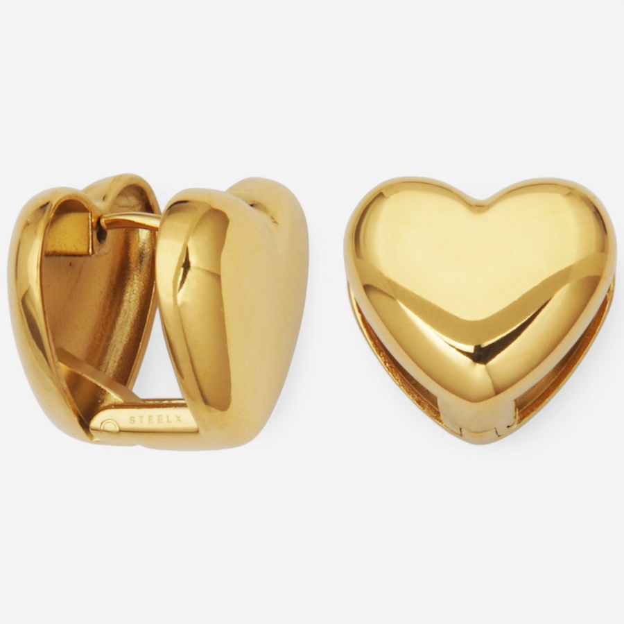 Image 752249_HRTGP.jpg, Product 752-249 / Price $49.99, STEELX High Polish Puffy Huggie Earrings from Steelx on TSC.ca's Jewellery department