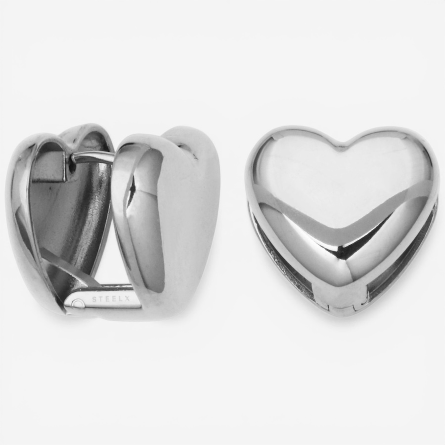 Image 752249_SSLHR.jpg, Product 752-249 / Price $49.99, STEELX High Polish Puffy Huggie Earrings from Steelx on TSC.ca's Jewellery department