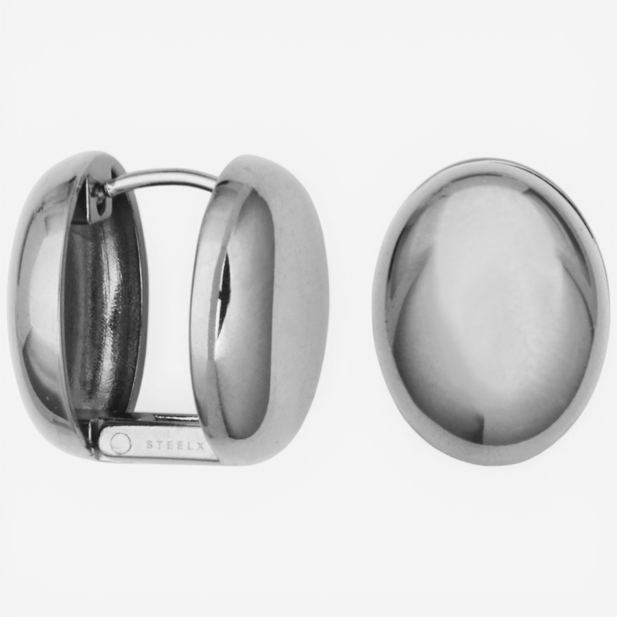 Image 752249_SSLOV.jpg, Product 752-249 / Price $49.99, STEELX High Polish Puffy Huggie Earrings from Steelx on TSC.ca's Jewellery department