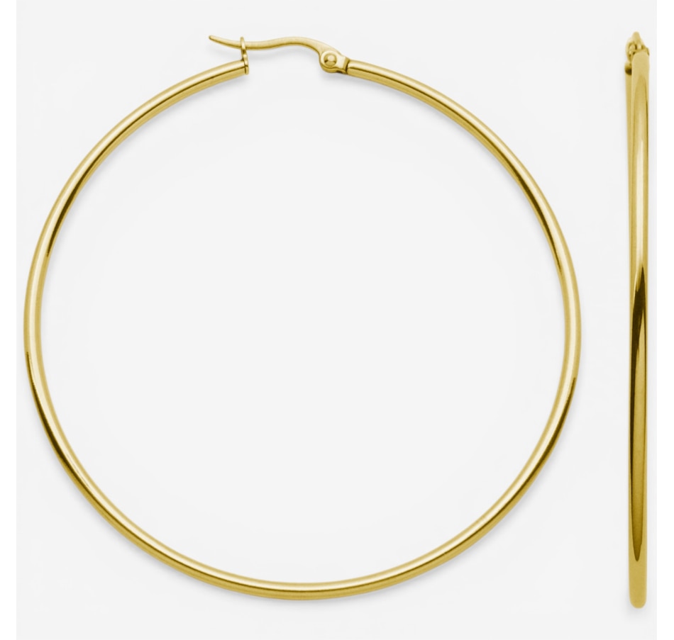 Image 752251_ALTMORE2.jpg, Product 752-251 / Price $45.00 - $50.00, STEELX High Polished Hoop Earrings from Steelx on TSC.ca's Jewellery department