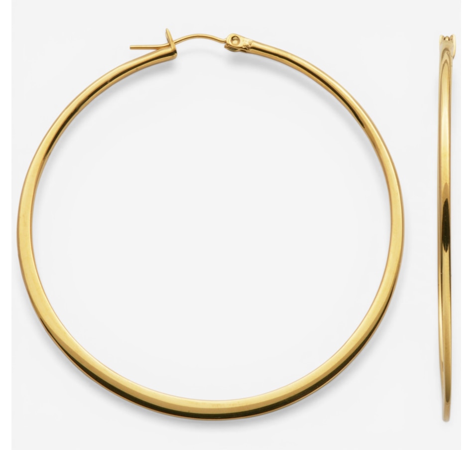 Image 752251_YGP.jpg, Product 752-251 / Price $45.00 - $50.00, STEELX High Polished Hoop Earrings from Steelx on TSC.ca's Jewellery department