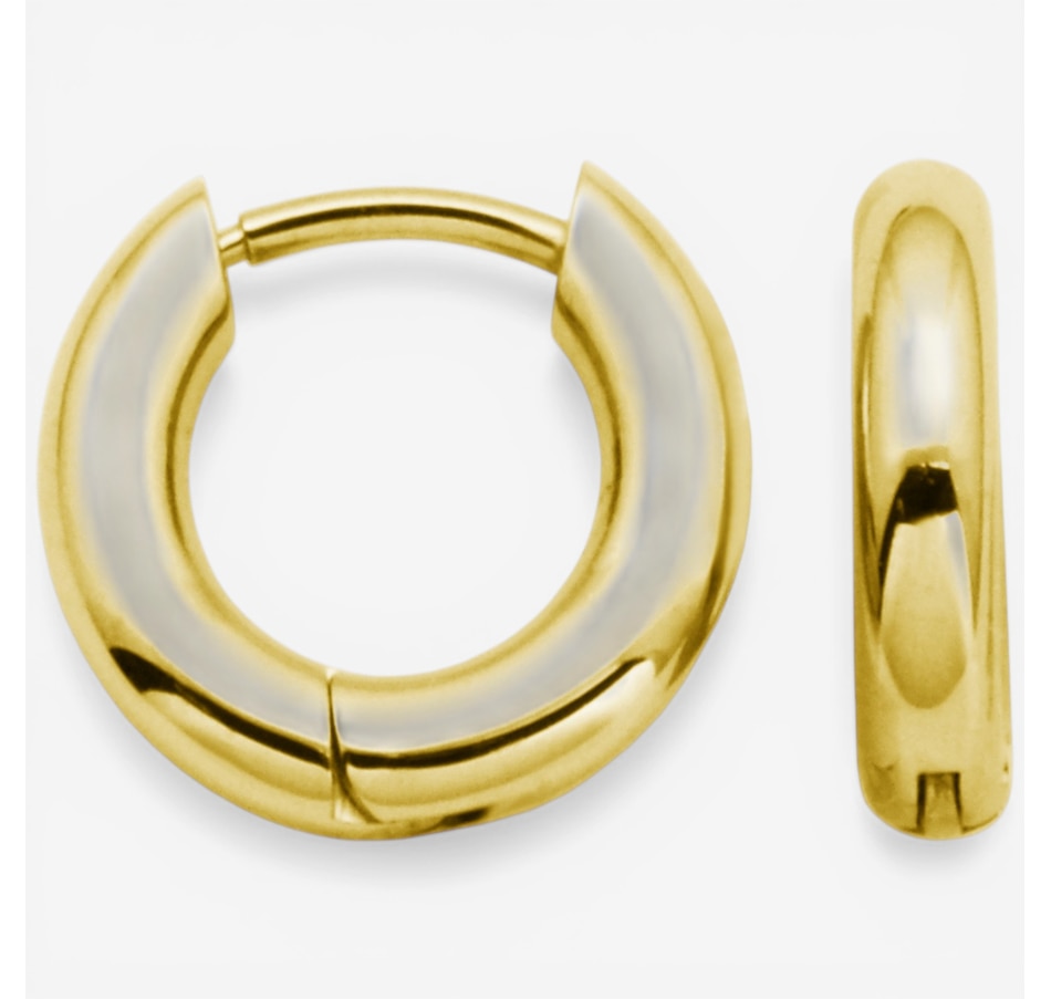 Image 752253_YGP.jpg, Product 752-253 / Price $40.00, STEELX Huggie Hoop Earrings from Steelx on TSC.ca's Jewellery department