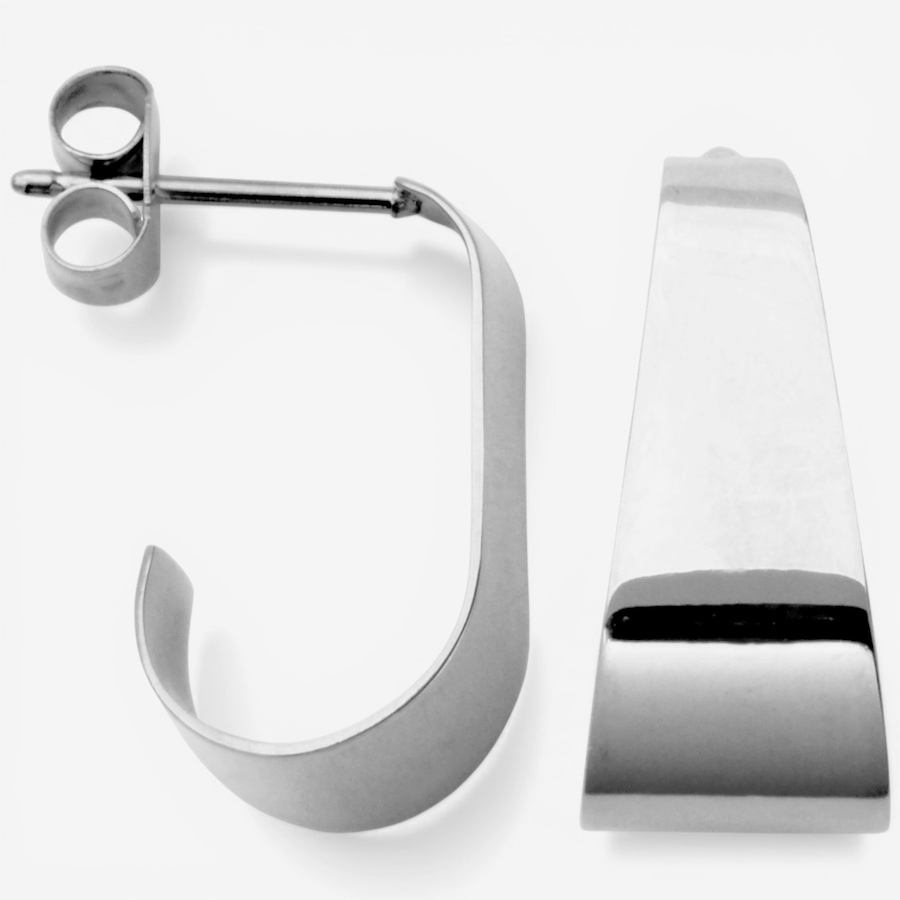 Image 752254_ALTMORE2.jpg, Product 752-254 / Price $49.99, STEELX High Polish Curl Earrings from Steelx on TSC.ca's Jewellery department