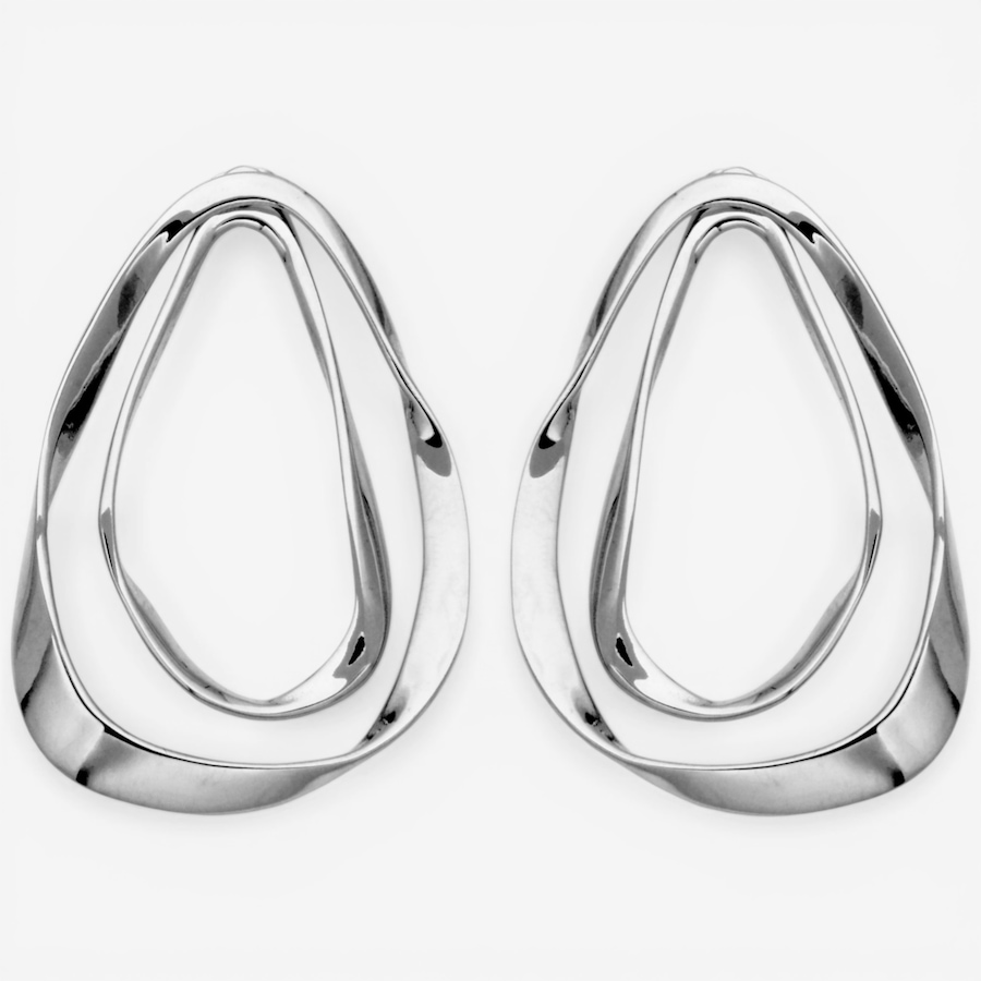Image 752255_ALTMORE2.jpg, Product 752-255 / Price $120.00, STEELX Large Crinkled Teardrop Earrings from Steelx on TSC.ca's Jewellery department