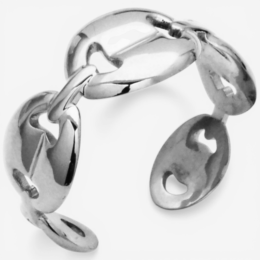 Image 752258_ALTMORE1.jpg, Product 752-258 / Price $40.00, STEELX Stainless Steel Adjust To Fit Puffy Mariner Link Ring from Steelx on TSC.ca's Jewellery department