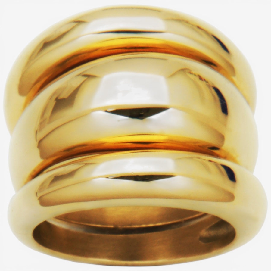 Image 752259_YGP.jpg, Product 752-259 / Price $119.99, STEELX Puffy Triple Stackable Ring from Steelx on TSC.ca's Jewellery department
