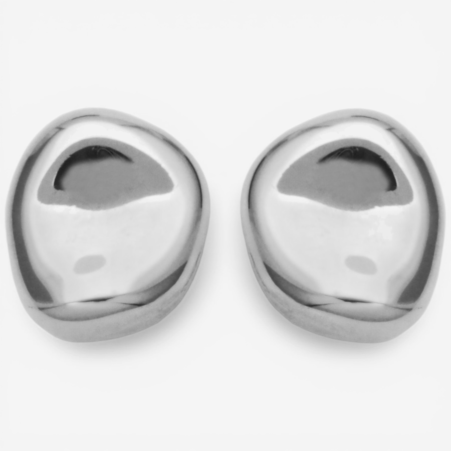 Image 752260_ALTMORE1.jpg, Product 752-260 / Price $47.99, STEELX Stainless Steel Concave Pebble Stud Earrings from Steelx on TSC.ca's Jewellery department
