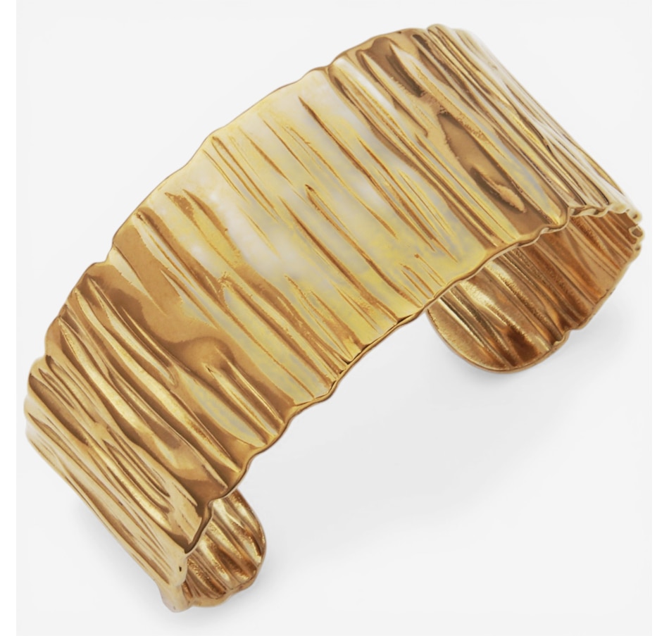 Image 752264_ALTMORE1.jpg, Product 752-264 / Price $79.99, STEELX Wide Ridge Statement Open Bangle from STEELX on TSC.ca's Jewellery department