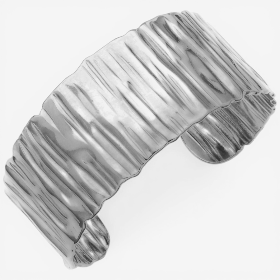 Image 752264_ALTMORE2.jpg, Product 752-264 / Price $69.99, STEELX Wide Ridge Statement Open Bangle from Steelx on TSC.ca's Jewellery department
