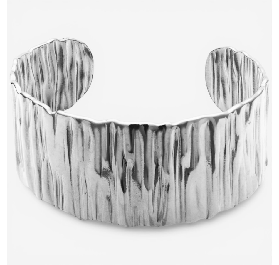 Image 752264_SSL.jpg, Product 752-264 / Price $79.99, STEELX Wide Ridge Statement Open Bangle from STEELX on TSC.ca's Jewellery department