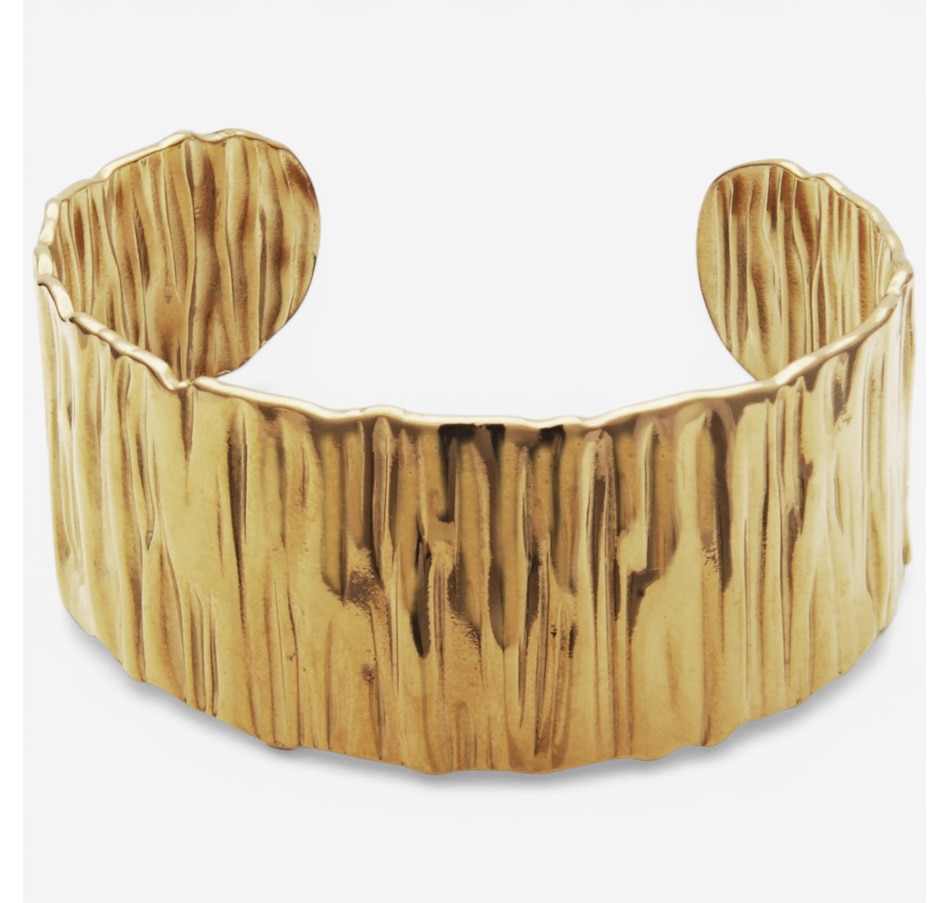 Image 752264_YGP.jpg, Product 752-264 / Price $79.99, STEELX Wide Ridge Statement Open Bangle from STEELX on TSC.ca's Jewellery department