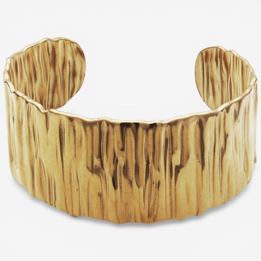 Image 752264_YGP.jpg, Product 752-264 / Price $69.99, STEELX Wide Ridge Statement Open Bangle from Steelx on TSC.ca's Jewellery department