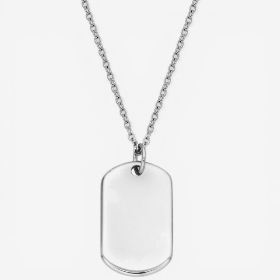 Image 752272_ALTMORE1.jpg, Product 752-272 / Price $55.00, STEELX High Polished Engravable Dog Tag Pendant Necklace from Steelx on TSC.ca's Jewellery department