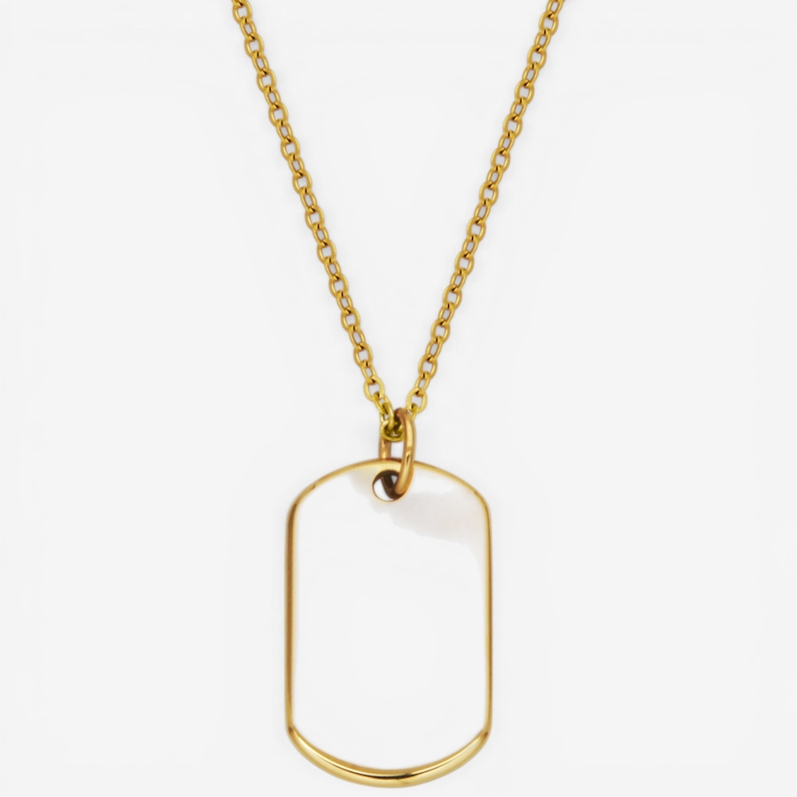 Image 752272_ALTMORE2.jpg, Product 752-272 / Price $55.00, STEELX High Polished Engravable Dog Tag Pendant Necklace from Steelx on TSC.ca's Jewellery department