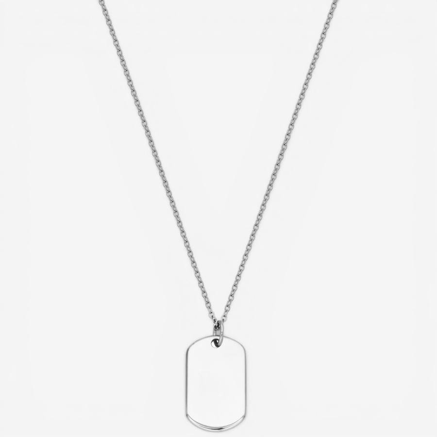 Image 752272_SSL.jpg, Product 752-272 / Price $55.00, STEELX High Polished Engravable Dog Tag Pendant Necklace from Steelx on TSC.ca's Jewellery department