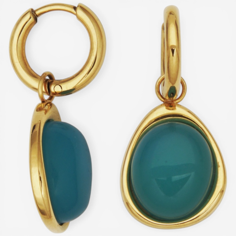Image 752278.jpg, Product 752-278 / Price $59.99, STEELX 18K Yellow Gold Plate Blue Cat's Eye Removable Dangle from Steelx on TSC.ca's Jewellery department