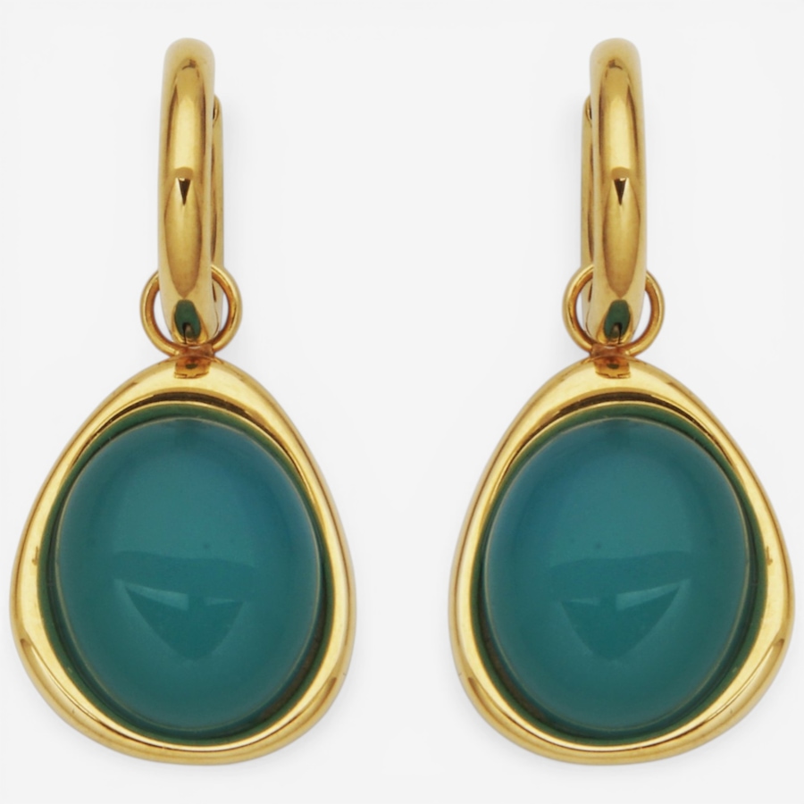 Image 752278_ALTMORE1.jpg, Product 752-278 / Price $59.99, STEELX 18K Yellow Gold Plate Blue Cat's Eye Removable Dangle from Steelx on TSC.ca's Jewellery department