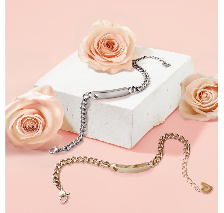 Image 752283_ALTMORE3.jpg, Product 752-283 / Price $54.99, STEELX Engravable ID Bracelet With Heart from Steelx on TSC.ca's Jewellery department