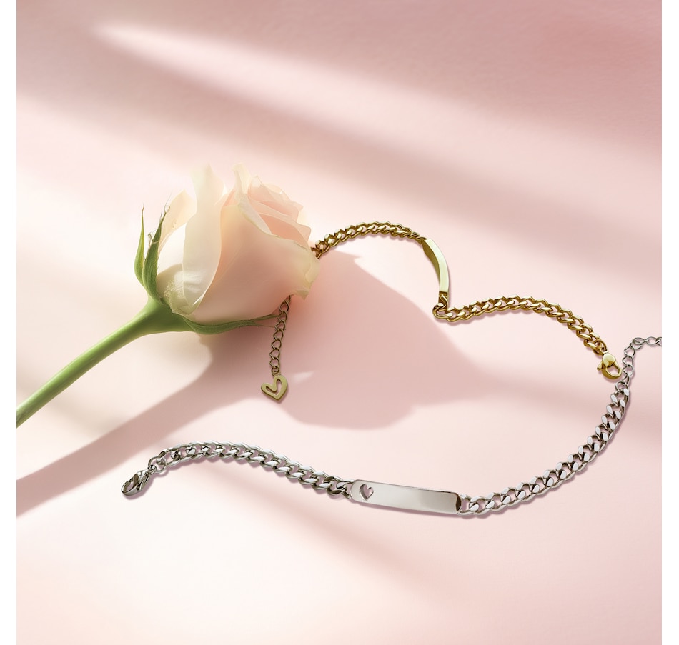 Image 752283_ALTMORE5.jpg, Product 752-283 / Price $54.99, STEELX Engravable ID Bracelet With Heart from Steelx on TSC.ca's Jewellery department