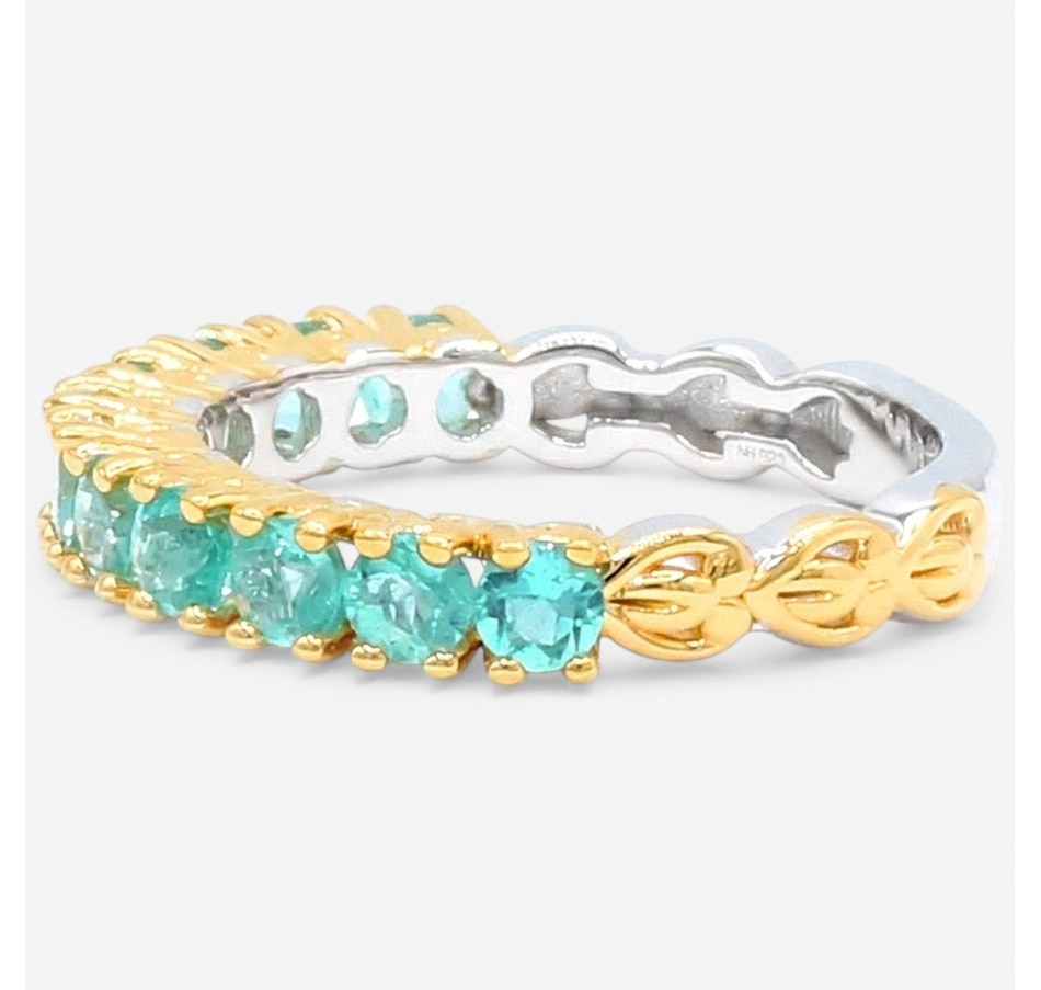 Image 752284_ALTMORE1.jpg, Product 752-284 / Price $199.99, Gems En Vogue Palladium Silver Gemstone Half Eternity Band Ring from Gems En Vogue on TSC.ca's Jewellery department